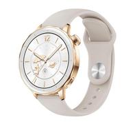 GIOPUEY Correas Compatible con Oppo Watch X2 Mini, Suave silicona La Correa [Resistente al Desgaste] [Transpirable] Pulsera - Beige