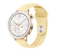 GIOPUEY Correas Compatible con Oppo Watch X2 Mini, Suave silicona La Correa [Resistente al Desgaste] [Transpirable] Pulsera - yellow