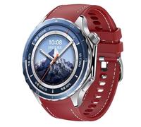 GIOPUEY Correas Compatible con OPPO Watch X2/Watch X, Suave Silicona La Correa [Resistente al Desgaste] [Transpirable] Pulsera - Red