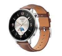 GIOPUEY Correas Compatible con Oppo Watch X3 mini, piel genuina La Correa [Resistente al Desgaste] [Transpirable] Pulsera - Brown