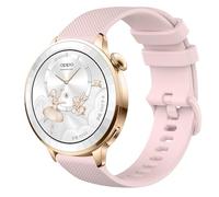 GIOPUEY Correas Compatible con Oppo Watch X3 mini, Suave silicona La Correa [Resistente al Desgaste] [Transpirable] Pulsera - Pink