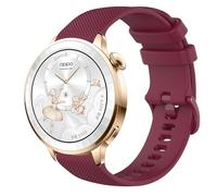 GIOPUEY Correas Compatible con Oppo Watch X3 mini, Suave silicona La Correa [Resistente al Desgaste] [Transpirable] Pulsera - Dark Red