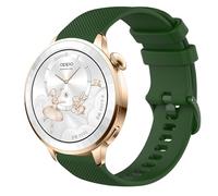 GIOPUEY Correas Compatible con Oppo Watch X3 mini, Suave silicona La Correa [Resistente al Desgaste] [Transpirable] Pulsera - Dark Green