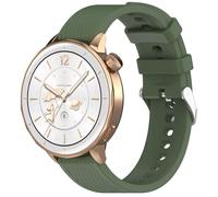 GIOPUEY Correas Compatible con Oppo Watch X3 Mini/X2 Mini, Suave silicona La Correa [Resistente al Desgaste] [Transpirable] Pulsera - army green