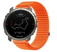 GIOPUEY Correas Compatible con Polar Grit X Pro, Nylon Transpirable Sport Correa Loop Deportiva de Nylon Trenzado Strap Band - Orange