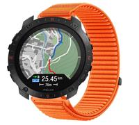 GIOPUEY Correas Compatible con Polar Grit X2 Pro Titan, Nylon Transpirable Sport Correa Loop Deportiva de Nylon Trenzado Strap Band - Orange