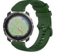 GIOPUEY Correas Compatible con Polar Grit X2, Suave silicona La Correa [Resistente al Desgaste] [Transpirable] Pulsera - Dark Green