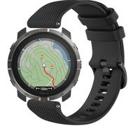 GIOPUEY Correas Compatible con Polar Grit X2, Suave silicona La Correa [Resistente al Desgaste] [Transpirable] Pulsera - Black