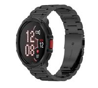 GIOPUEY Correas Compatible con Polar Street X, Acero Inoxidable La Correa [Resistente al Desgaste] Pulsera - Black