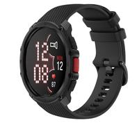 GIOPUEY Correas Compatible con Polar Street X, Suave Silicona La Correa [Resistente al Desgaste] [Transpirable] Pulsera - Black