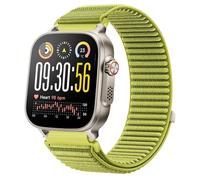 GIOPUEY Correas Compatible con Realme Watch 5, Nylon Transpirable Sport Correa Loop Deportiva de Nylon Trenzado Strap Band - Green