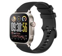 GIOPUEY Correas Compatible con Realme Watch 5, Suave Silicona La Correa [Resistente al Desgaste] [Transpirable] Pulsera - Black