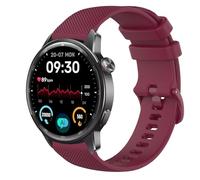 GIOPUEY Correas Compatible con Realme Watch S2, Suave Silicona La Correa [Resistente al Desgaste] [Transpirable] Pulsera - Dark Red