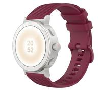 GIOPUEY Correas Compatible con Realme Watch S5, Suave Silicona La Correa [Resistente al Desgaste] [Transpirable] Pulsera - Dark Red