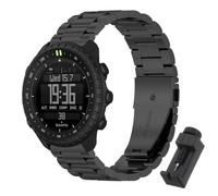 GIOPUEY Correas Compatible con Suunto Core 2, Acero Inoxidable La Correa [Resistente al Desgaste] Pulsera - Silver