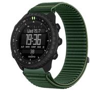 GIOPUEY Correas Compatible con Suunto Core 2, Nylon Transpirable Sport Correa Loop Deportiva de Nylon Trenzado Strap Band - Darkgreen