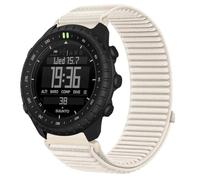 GIOPUEY Correas Compatible con Suunto Core 2, Nylon Transpirable Sport Correa Loop Deportiva de Nylon Trenzado Strap Band - Beige