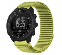 GIOPUEY Correas Compatible con Suunto Core 2, Nylon Transpirable Sport Correa Loop Deportiva de Nylon Trenzado Strap Band - Green