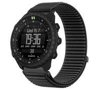 GIOPUEY Correas Compatible con Suunto Core 2, Nylon Transpirable Sport Correa Loop Deportiva de Nylon Trenzado Strap Band - Black