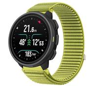 GIOPUEY Correas Compatible con SUUNTO Nautic S, Nylon Transpirable Sport Correa Loop Deportiva de Nylon Trenzado Strap Band - Green