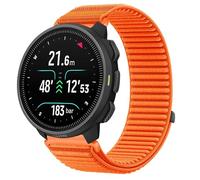GIOPUEY Correas Compatible con SUUNTO Nautic S, Nylon Transpirable Sport Correa Loop Deportiva de Nylon Trenzado Strap Band - Orange