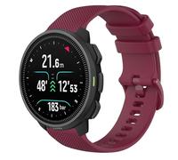 GIOPUEY Correas Compatible con SUUNTO Nautic S, Suave Silicona La Correa [Resistente al Desgaste] [Transpirable] Pulsera - Dark Red