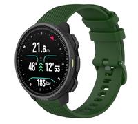 GIOPUEY Correas Compatible con SUUNTO Nautic S, Suave Silicona La Correa [Resistente al Desgaste] [Transpirable] Pulsera - Dark Green
