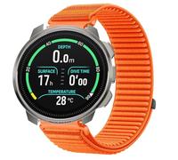 GIOPUEY Correas Compatible con SUUNTO Ocean, Nylon Transpirable Sport Correa Loop Deportiva de Nylon Trenzado Strap Band - Orange