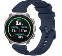 GIOPUEY Correas Compatible con SUUNTO Ocean, Suave Silicona La Correa [Resistente al Desgaste] [Transpirable] Pulsera - Dark Blue