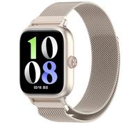 GIOPUEY Correas Compatible con Vivo Watch GT 2, Pulsera Trenzada de Acero Inoxidable [magnético] Pulsera - Starlight