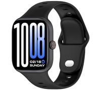 GIOPUEY Correas Compatible con Vivo Watch GT 2, Suave Silicona La Correa [Resistente al Desgaste] [Transpirable] Pulsera - Black