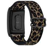 GIOPUEY Correas Compatible con WHOOP One/Peak/Life MG/5.0/4.0/3.0, Correa tejida de nailon suave [unisexo] [Transpirable] - leopard print