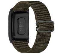 GIOPUEY Correas Compatible con WHOOP One/Peak/Life MG/5.0/4.0/3.0, Correa tejida de nailon suave [unisexo] [Transpirable] - Dark Green