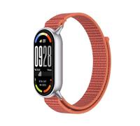 GIOPUEY Correas Compatible con Xiaomi Band 10/9/8, Correa tejida de nailon suave [unisexo] [Transpirable] - Red