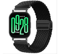 GIOPUEY Correas Compatible con Xiaomi Redmi Watch 5 Active/5 Lite, Correa Tejida de Nailon Suave [Unisexo] [Transpirable] - Black