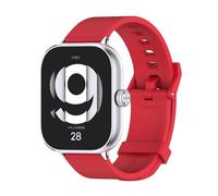 GIOPUEY Correas Compatible con Xiaomi Redmi Watch 6/5/4, Suave silicona La Correa [Resistente al Desgaste] [Transpirable] Pulsera - red