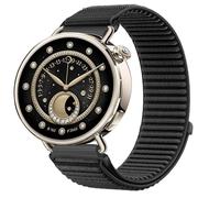 GIOPUEY Correas Compatible con Xiaomi Watch S4 41mm, Nylon Transpirable Sport Correa Loop Deportiva de Nylon Trenzado Strap Band - Black