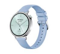 GIOPUEY Correas Compatible con Xiaomi Watch S4 41mm, Suave silicona La Correa [Resistente al Desgaste] [Transpirable] Pulsera - sky blue