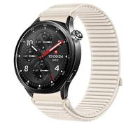 GIOPUEY Correas Compatible con Xiaomi Watch S5 46mm, Nylon Transpirable Sport Correa Loop Deportiva de Nylon Trenzado Strap Band - Beige