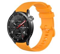 GIOPUEY Correas Compatible con Xiaomi Watch S5 46mm, Suave silicona La Correa [Resistente al Desgaste] [Transpirable] Pulsera - Yellow