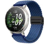 GIOPUEY Correas Magnética Compatible con Amazfit Active Max/Balance 2/Bip 6, Correa tejida de nailon suave [unisexo] [Transpirable] - Blue