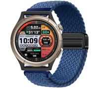 GIOPUEY Correas Magnética Compatible con Amazfit Cheetah Pro, Correa Tejida de Nailon Suave [Unisexo] [Transpirable] - Blue
