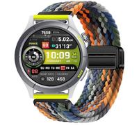 GIOPUEY Correas Magnética Compatible con Amazfit Cheetah Round, Correa Tejida de Nailon Suave [Unisexo] [Transpirable] - Colourful
