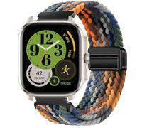 GIOPUEY Correas Magnética Compatible con Amazfit Cheetah Square, Correa tejida de nailon suave [unisexo] [Transpirable] - Colourful