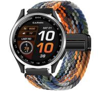 GIOPUEY Correas Magnética Compatible con Garmin Approach S44, Correa tejida de nailon suave [unisexo] [Transpirable] - Colourful