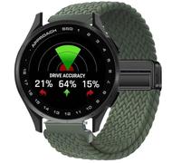 GIOPUEY Correas Magnética Compatible con Garmin Approach S50, Correa tejida de nailon suave [unisexo] [Transpirable] - Green
