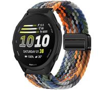 GIOPUEY Correas Magnética Compatible con Garmin Forerunner 170 Music, Correa Tejida de Nailon Suave [Unisexo] [Transpirable] - Colourful