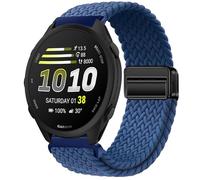 GIOPUEY Correas Magnética Compatible con Garmin Forerunner 170 Music, Correa Tejida de Nailon Suave [Unisexo] [Transpirable] - Blue