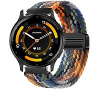 GIOPUEY Correas Magnética Compatible con Garmin Venu 3S, Correa tejida de nailon suave [unisexo] [Transpirable] - Colourful