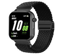 GIOPUEY Correas Magnética Compatible con Honor Choice Watch 2i, Correa Tejida de Nailon Suave [Unisexo] [Transpirable] - Black